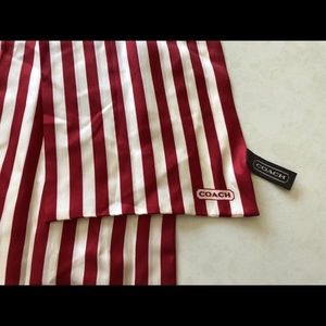 Coach silk scarf